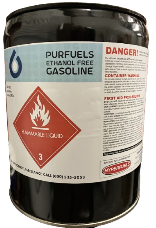 Purfuels Ethanol Free Gas 93 Octane (5 Gallons)