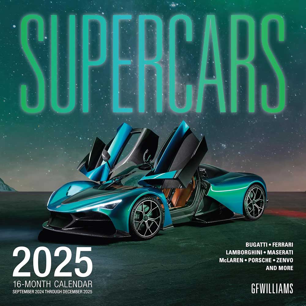 2025 Super Cars Calendar