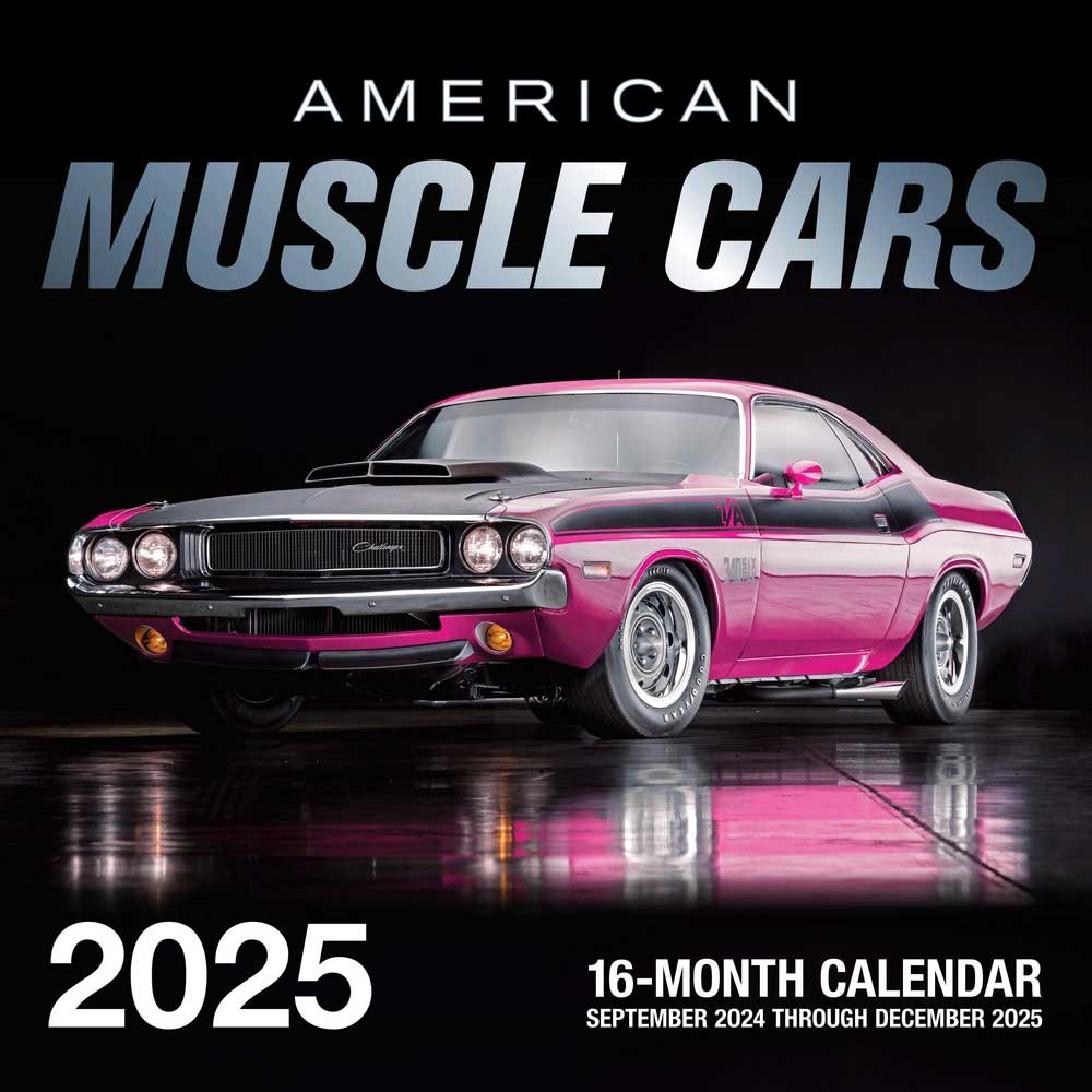 2025 American Muscle Cars Calendar