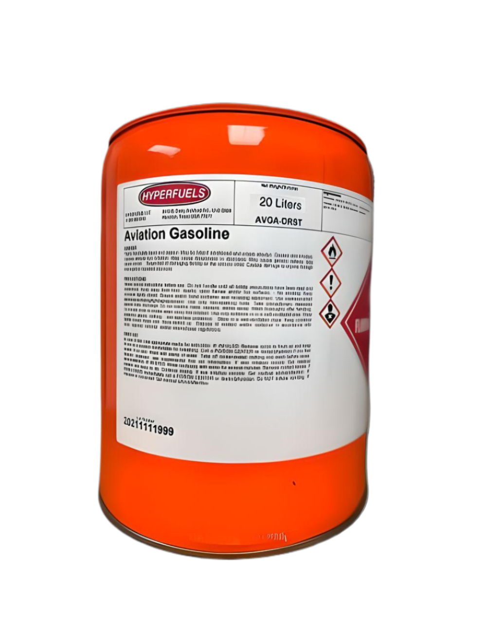 Hyperfuels Avgas 100 Low Lead 104 Octane - 5 gal