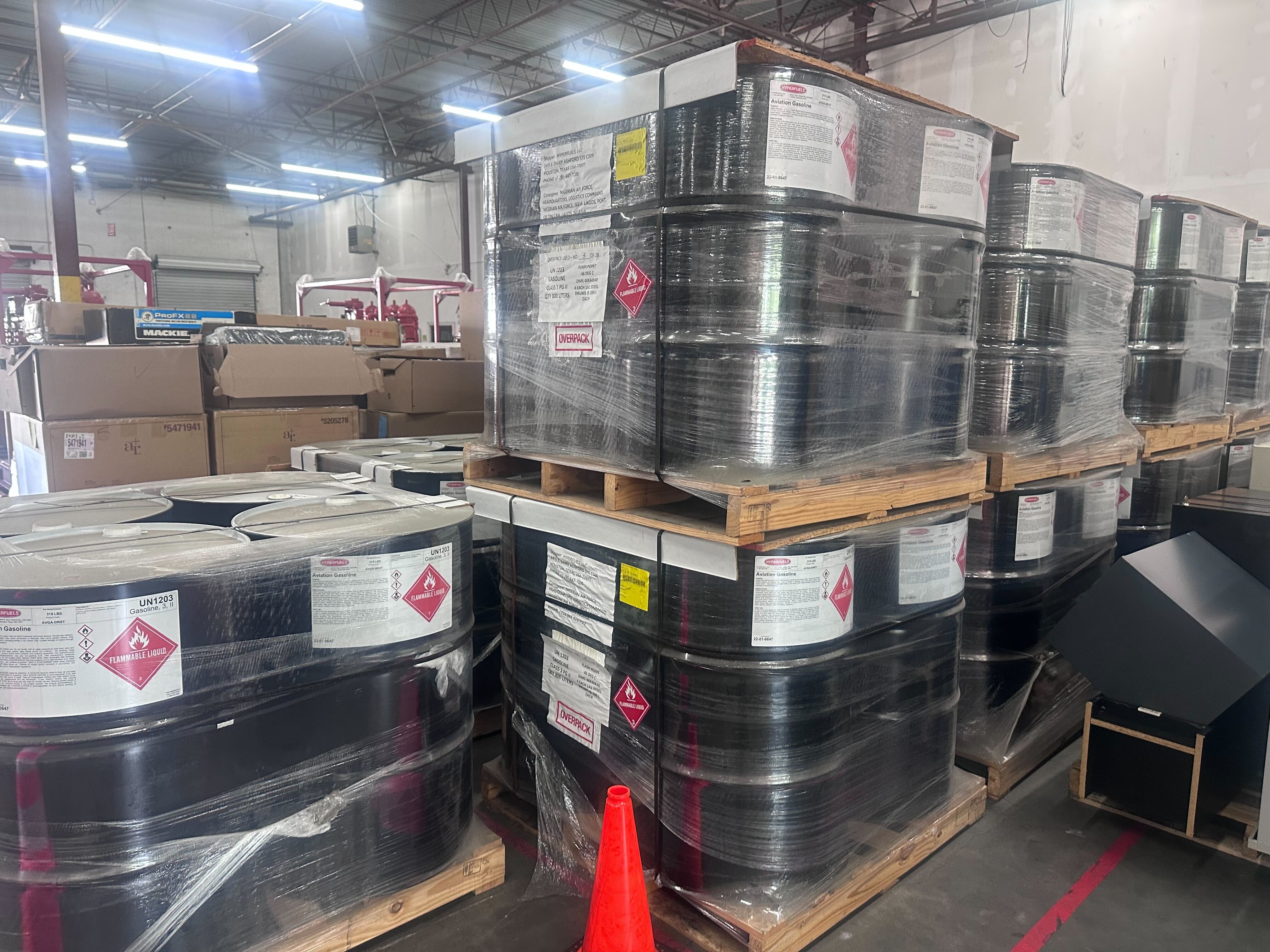 COURT SALE: 100 Low Lead, Steel Drum, 4 Drums on a pallet