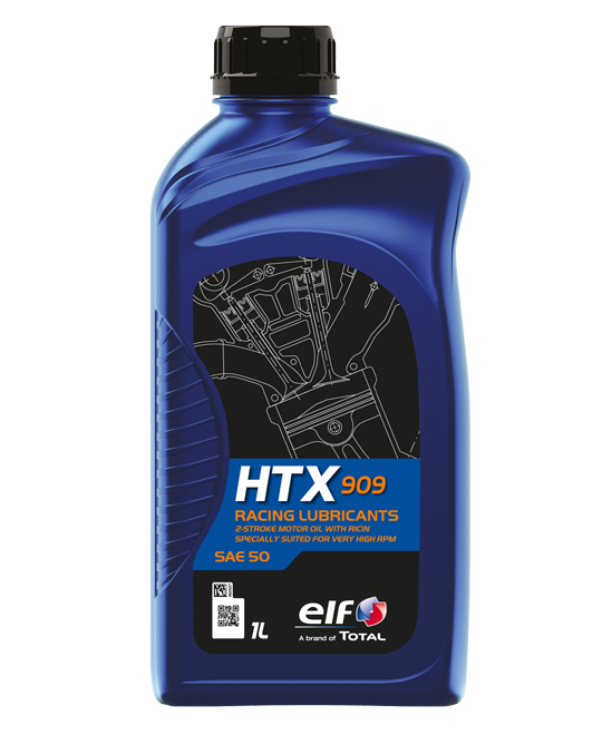 Elf HTX 909 2-Stroke Oil SAE 50 - Case of 12 Liters