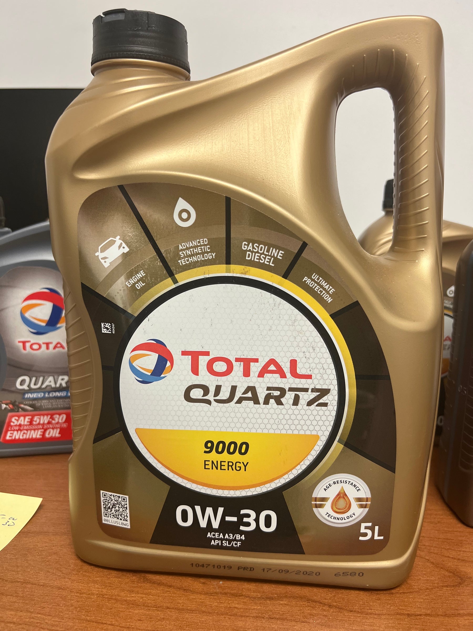 Total 5W-40 Quartz 9000 Energy, 5 Ltr