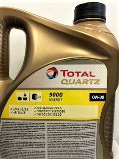 Total Quartz 9000 Energy 0W-30 Jug - 5 Liters
