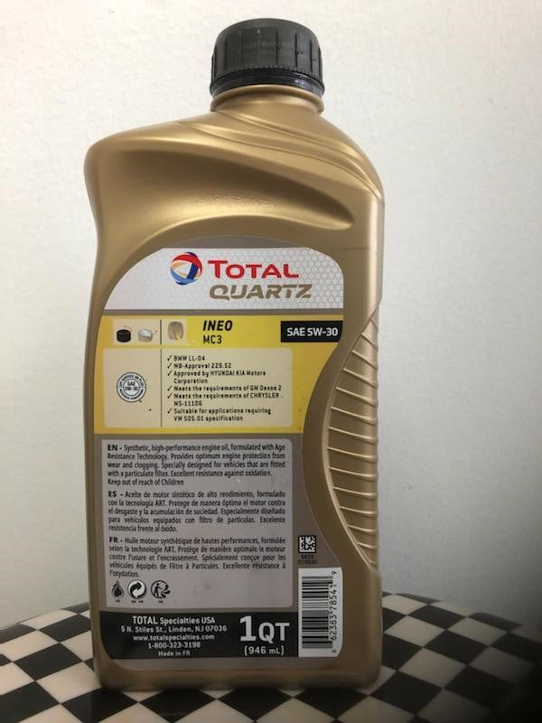 Total Quartz INEO MC3 5W-30 - 1 Quart