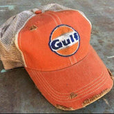Gulf Distressed Cap - Orange