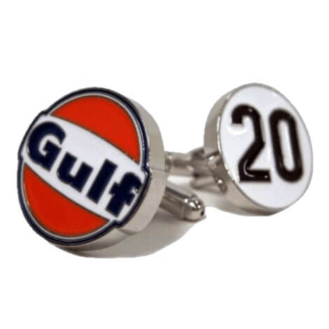 Le Mans Racing Cuff Links - Gulf