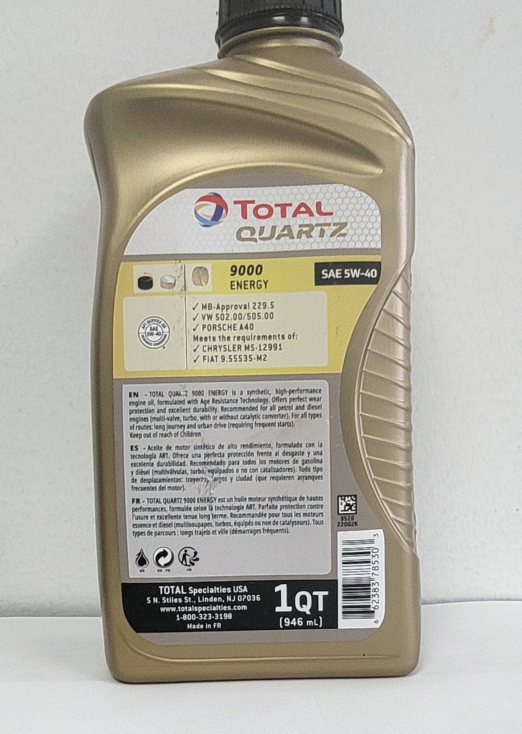 LT aceites - Total Quartz 9000 5w40 de 4L a $3000 de 1L a